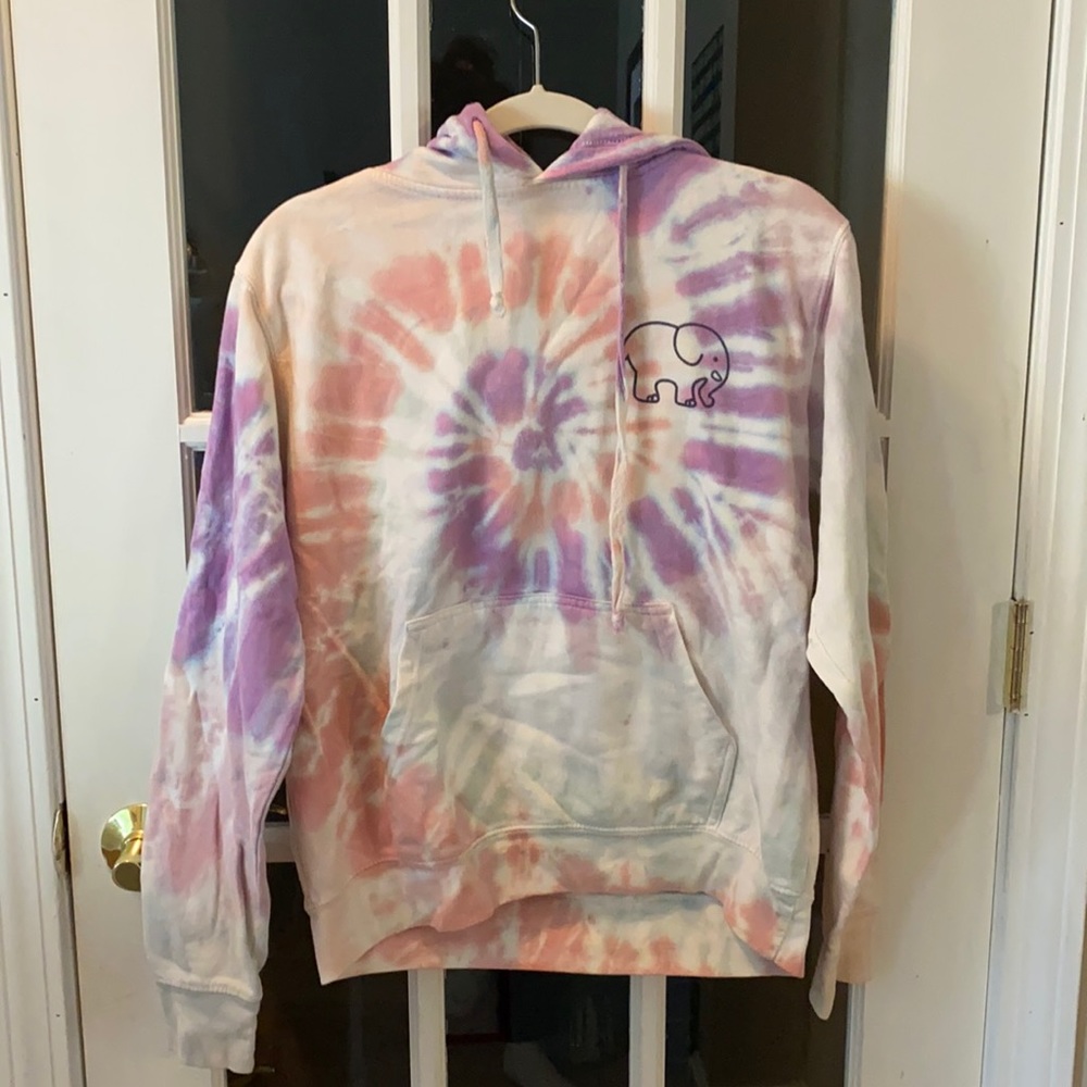 Ivory Ella the dye sweatshirt/hoodie